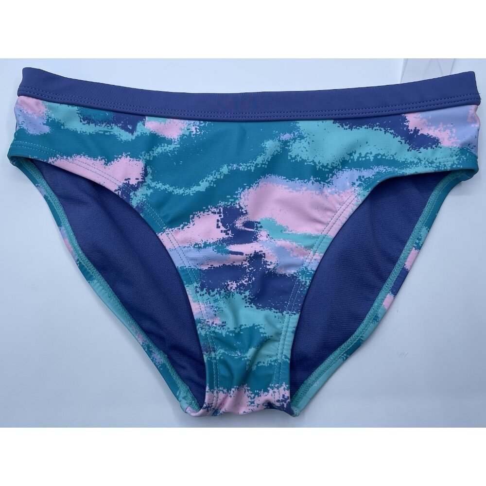 Under Armour Bikini Bottoms Girls Size 14‎ Purple Green Pink Swim